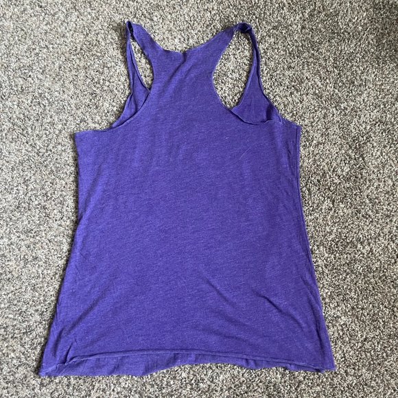 Women's Fit Like Flint Racerback Workout Tank, Size Medium, Purple - Picture 5 of 5